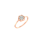 18K Gold & Diamond Ring For Women KLR-119